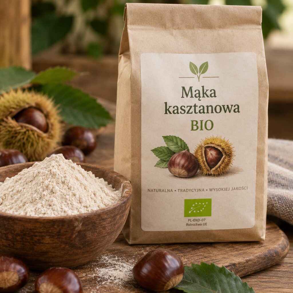 mąka kasztanowa bio
